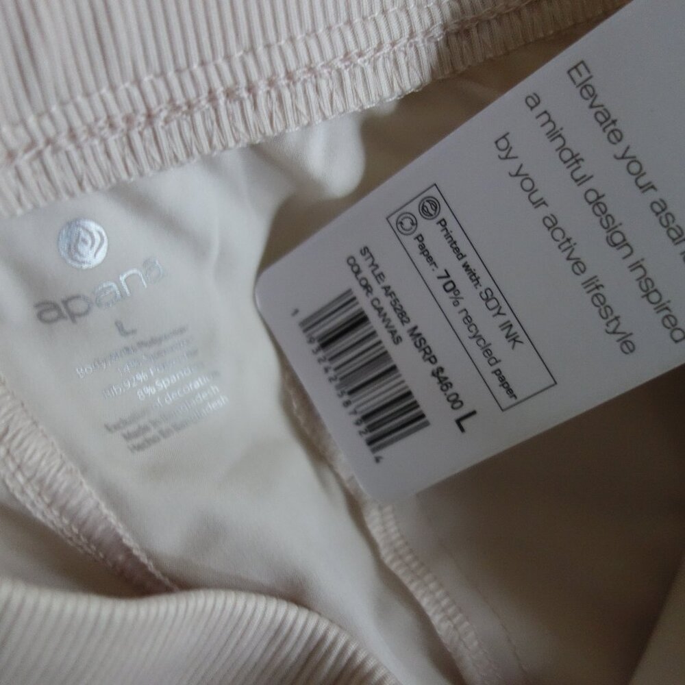 NWT $46 APANA Yoga Lightweight Cargo Pants – Wmns Large - Picture 3 of 5